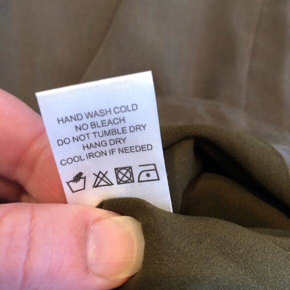 Lovers & Friends army green lace up dress size XS - Picture 14 of 16